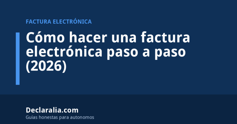 como hacer una factura electronica Cómo hacer una factura electrónica paso a paso (2026)