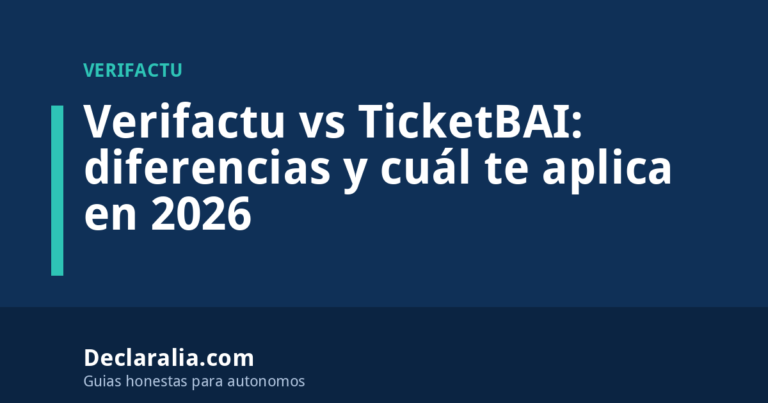 Verifactu vs TicketBAI: diferencias y cuál te aplica en 2026